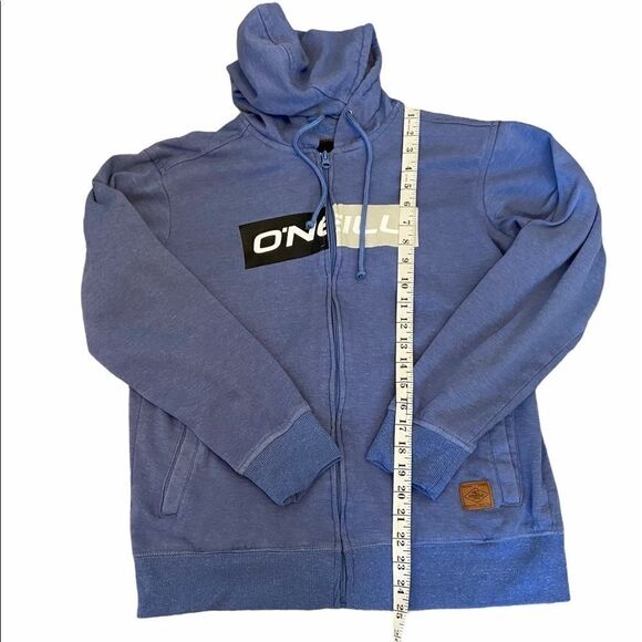 ONEILL Graphic Zip Up Hoodie with Pockets S - Picture 5 of 10